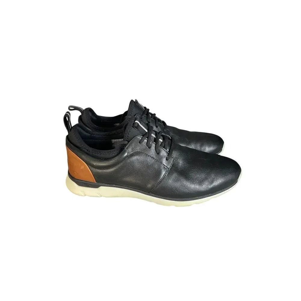 Johnston & Murphy Men’s XC4 Prentiss Black Waterproof Leather Sneakers Size-11M